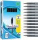 Bic balpen - paper mate flexgrip ultra - zwart - medium - doos 12 stuks