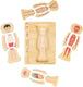 Bigjigs houten anatomiepuzzel - jongen, 26st.