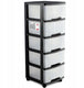 Curver ladesysteem - 5x20 liter - met wielen