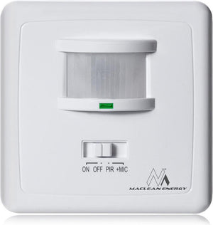 Maclean bewegingsmelder sensor inbouw wand energy mce18