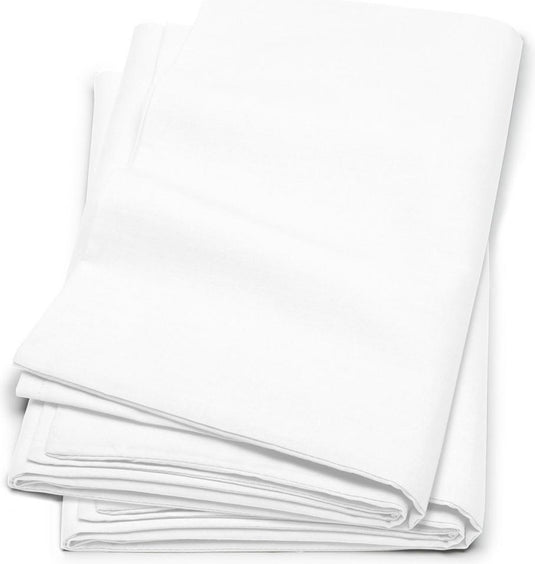 Cinderella kussenhoes - set van 2 kussenslopen - katoen - flanel - met rits - 40x80 cm - wit