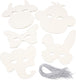 Creativ company https: www.cchobby.nl dierenmaskers-h-13-24-cm-b-20-28-cm-230-gr-wit-100-stuk-1-doos
