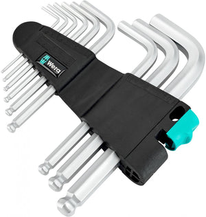 Wera 05021406001 9-delige inbussleutelset - 1,5-10mm