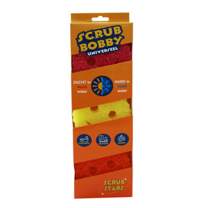 No brand spons scrub bobby universeel 3 stuks | 4 stuks