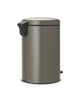Brabantia pedaalemmer newicon 20 ltr platinum
