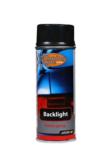Motip tuning line transparante achterlichtenspray 400 ml zwart