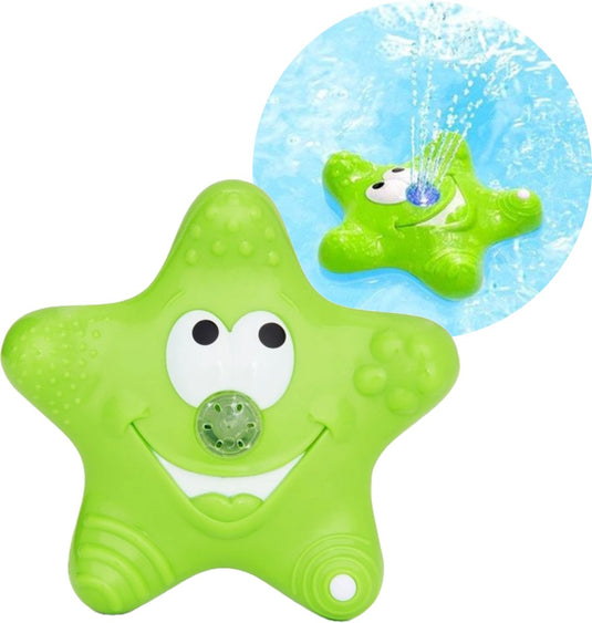 Munchkin badspeelgoed, stervormige spuitfontein - badspeeltje voor jongens en meisjes - geeft licht! - vanaf 12 maanden - sproeit en spuit water