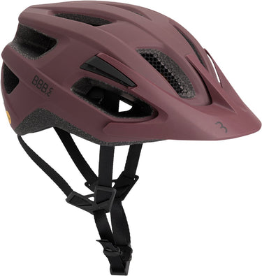 Bbb cycling dune mips 3.0 fidlock fietshelm volwassenen - mtb helm racefiets helm - wielrenhelm - fietshelm dames - fietshelm heren - mat donker rood maat s (52-55cm) - bhe-23