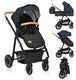 Lionelo amber 2in1 — kinderwagen 2 in 1 — reiswieg + buggy — vanaf geboorte tot 22 kg (0-4 jaar) — luchtbanden — volledige vering — comfortabel ligmatras — snel inklapbaar — luiertas — klamboe — regenhoes — verschoonmatje — wandelwagen — baby peuter