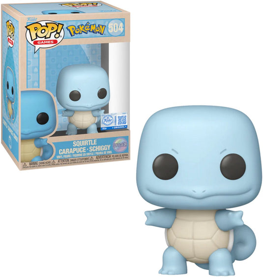 Funko pop! games: pokémon - squirtle (soft color)