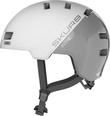 Abus helm skurb ace s silver white