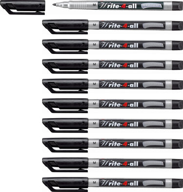Stabilo write-4-all - permanent marker - medium 1,0 mm - doos 10 stuks