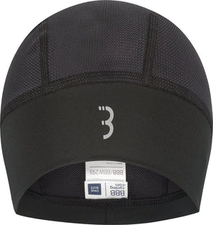 Bbb cycling helmmuts zomer - fietsmuts voor onder helm - 10-25 °c - mesh bovenstuk voor extra ventilatie - zwart - one size - comfortcap helmmuts fiets bbw-293