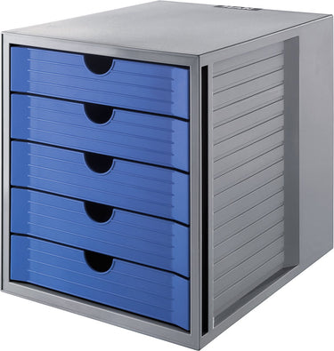 Han ladekast 5 gesloten - laden karma eco blauw