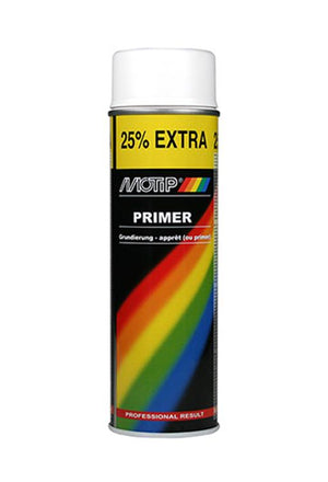 Primer wit, bus 500 ml. motip