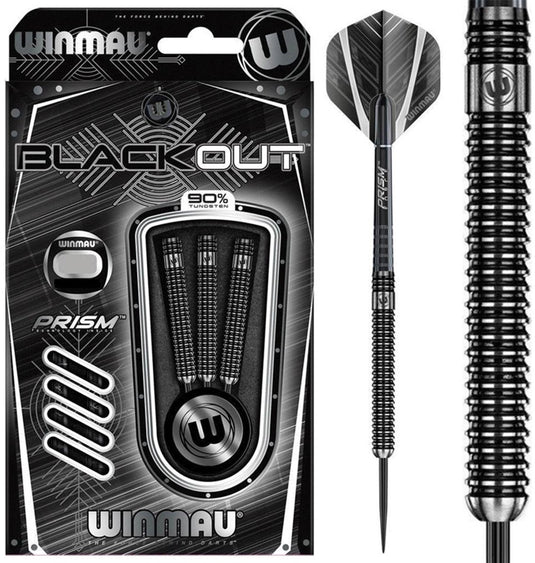 Winmau blackout 1 90% 26 gram - dartpijlen