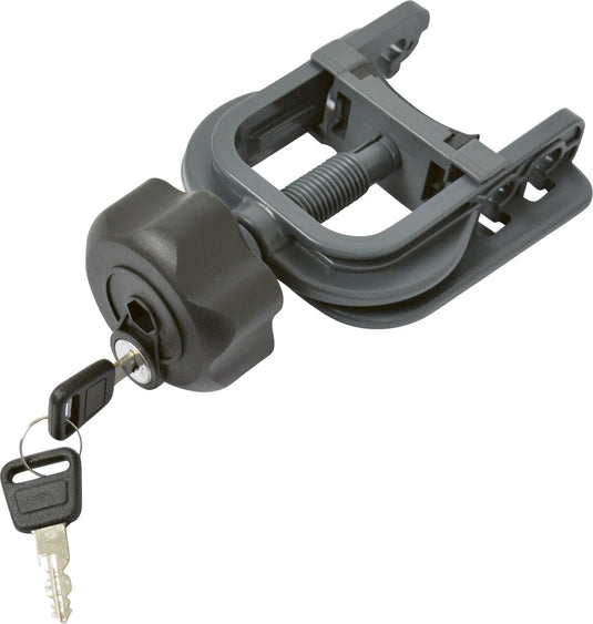 Twinny load crankklem met slot - om cranck van de fiets vast te zetten – afsluitbaar - voor traditional c ck ergo ck swing ck fietsendragers