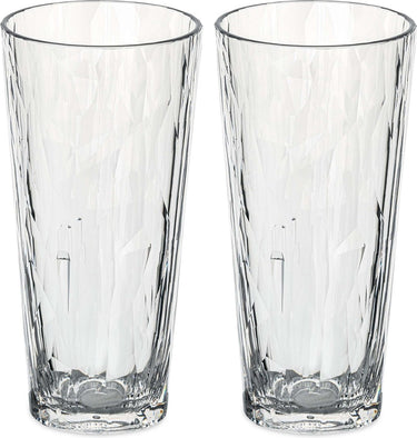 Koziol - superglas club no. 19 glas 250 ml set van 2 stuks - thermoplastic - transparant -