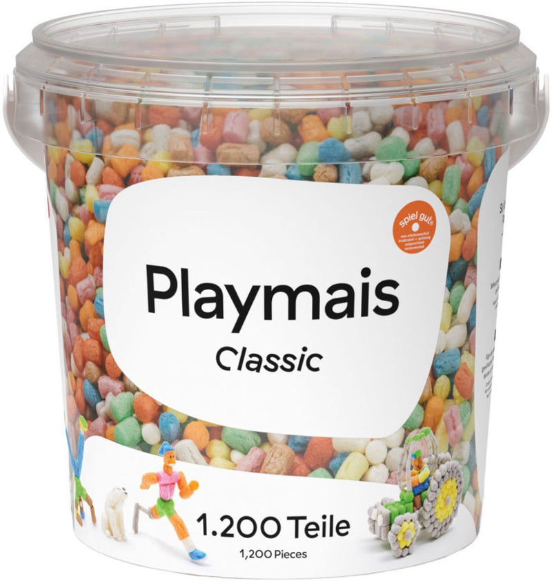Afbeelding laden in galerijviewer, Playmais classic basic emmer (> 1200 stukjes)
