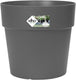 Elho vibia straight rond 47 - grote bloempot voor buiten - 100% gerecycled plastic - ø 47.0 x h 44.4 cm - antraciet