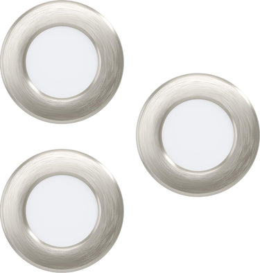 Eglo fueva 5 inbouwarmatuur - led - ø 8,6 cm - grijs wit
