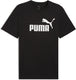 Puma ess no. 1 logo tee heren tshirt - black