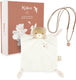 Kaloo home - babygeschenkset - knuffeldoekje en ketting - kleur crème
