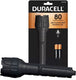 Duracell zaklamp 80 lumen + 2xaaa batterijen zwart