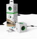 Designnest powercube extended duo usb - 1,5 meter kabel - wit groen- 4 stopcontacten - 2 usb laders - type f - stekkerdoos - stekkerblok - telefoonlader - oplader