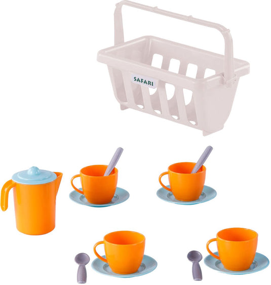 Cavallino servies in mand oranje, 15dlg.