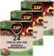 Zip aanmaakblokjes 72 stuks - openhaard bbq blokjes - individueel verpakt - aanmaakblokjes bruin - natuurlijk en geurloos - 3 x 24 stuks