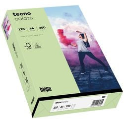 Gekleurd papier tecno a4 120 g m² groen 250 vellen