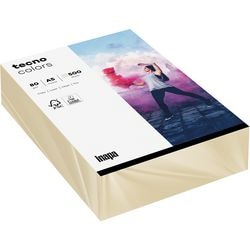 Gekleurd papier tecno a5 80 g m² crème 500 vellen