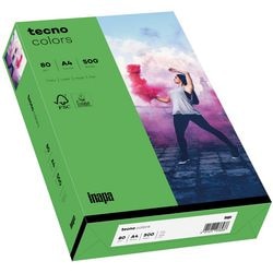 Gekleurd papier tecno a4 80 g m² groen 500 vellen