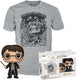 Funko pop! movies: harry potter tee box #162 metallic effect - maat xl