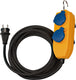 Brennenstuhl verlengkabel ip54 met powerblock 10m zwart h07rn-f3g1,5