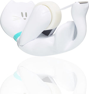 Scotch ® tape dispenser design cat, wit + 1 rol ® magic™ tape 19mm x 8.89m