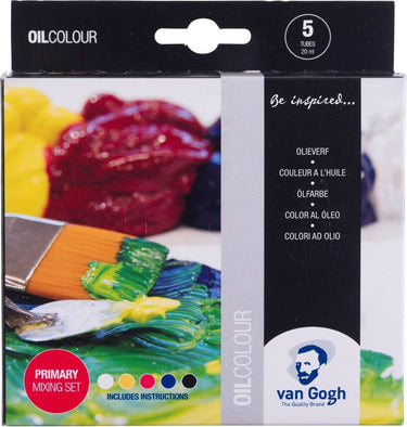 Van gogh olieverf primaire mengset | 5 x 20 ml