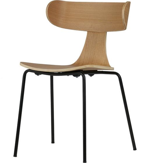 Woood form stoel - hout - naturel - 77,5x50x52