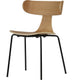 Woood form stoel - hout - naturel - 77,5x50x52