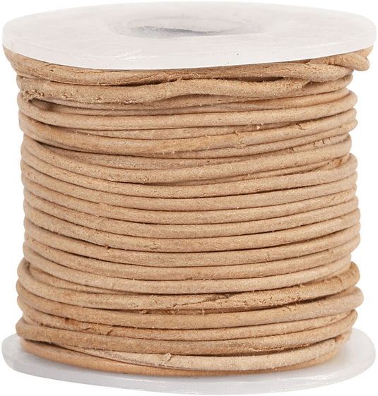 Creativ company leerkoord 1 mm naturel 10 m