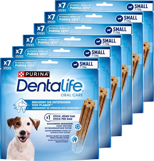 Dentalife daily oral care small - hondensnacks - kip - 6 x 115 g