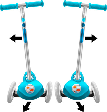 Stamp skids control 3-wiel kinderstep - steering step - unisex - blauw