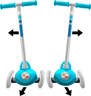 Stamp skids control 3-wiel kinderstep - steering step - unisex - blauw