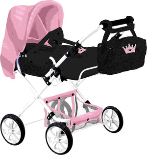 Braet baby and toddler carriage combi 2 with crown bag blue rose
