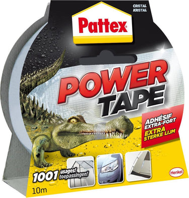 Pattex power tape 10 m transparant | ducttape waterdicht | extreem sterk premium grip.