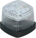Carpoint led markeringslamp wit - 12-24v - e-keur - eenvoudig te monteren - incl. bevestigingsmateriaal aansluitkabels - 50x50x45mm (lxbxh)