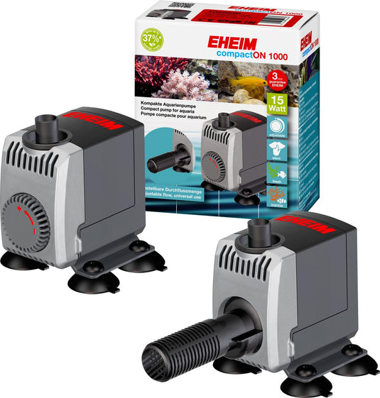 Eheim compacton 1000 - aquariumpomp - 12x14x7 cm - 400 l h