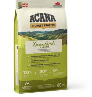 Acana hondenvoer - highest protein grasslands - graanvrij, eiwitrijk, 11.4 kg