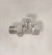 Kirchhoff radiator fitting - vernikkeld - recht - 3 8 - afsluitbaar